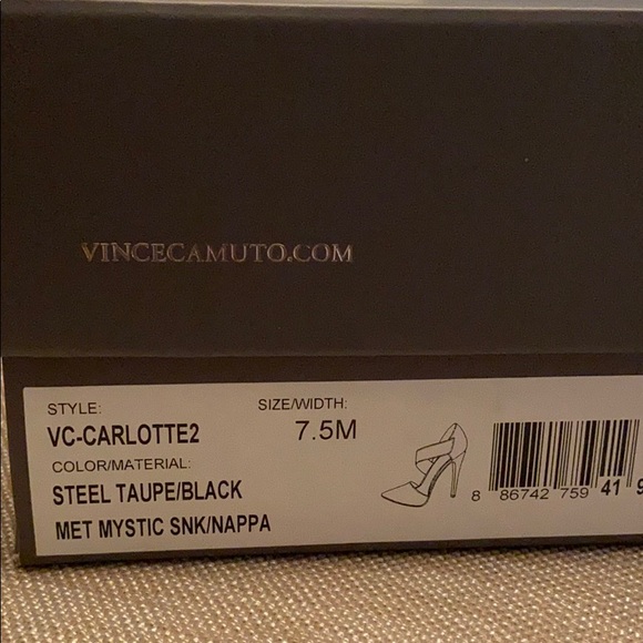 LAST PAIR ♥️ Vince Camuto Carlotte Snakeskin Metallic (NIB) - Picture 2 of 4